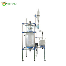 Process lab double jacketed glass reactor system